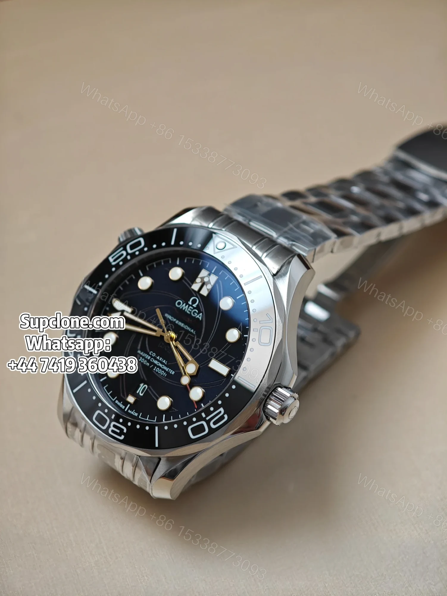 View 7 of Omega Super Clone Seamaster Diver 300M James Bond 210.22.42.20.01.003 42mm