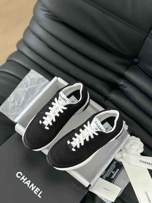 View 9 of Chanel-Inspired Comfort High-Tops: Luxe Minimal Sneakers