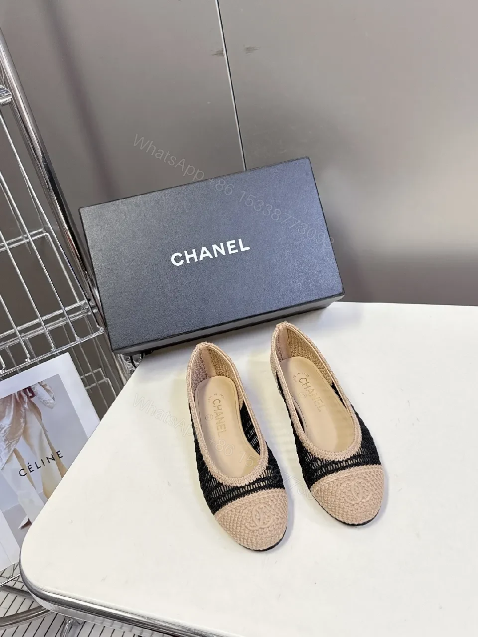 Textured Knit Espadrille Flats - Luxe Everyday Comfort — view 1