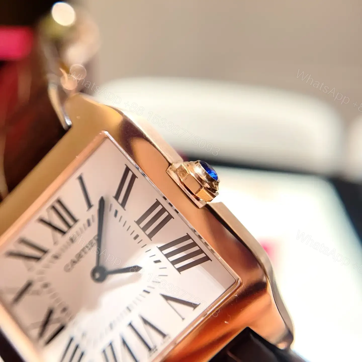 View 9 of Cartier Santos Dumont 34.6 Pink Gold W2006951