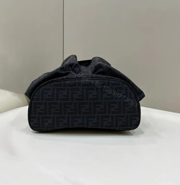 View 7 of Fendi Monogram Luxe Backpack: Structured, All-Day Comfort