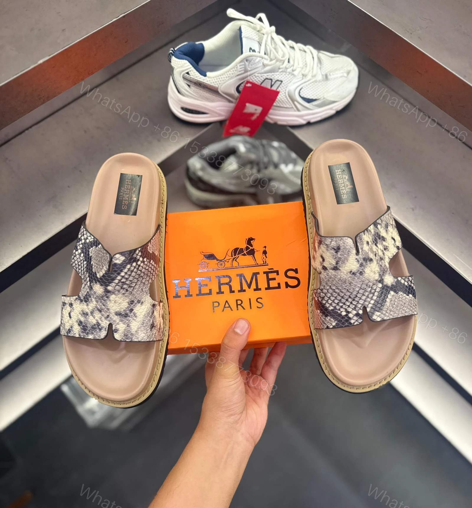 View 12 of FIRST COPY HERMES-PARIS AESTHETIC MULES FOR MEN