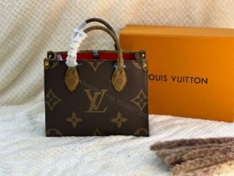 View 4 of First Copy Louis Vuitton Ladies Mini Monogram Tote Bag Brown Premium Handbag