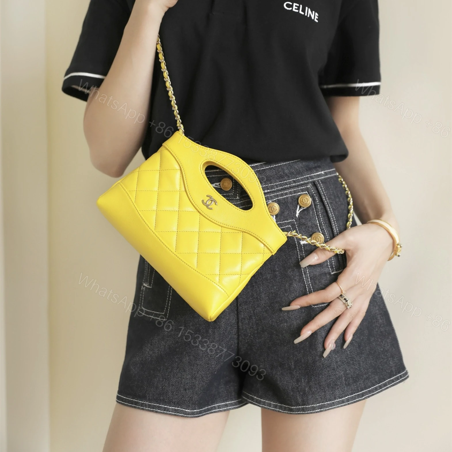 View 21 of 高仿Chanel*24S春夏系列AP3656單肩包黃色免檢版