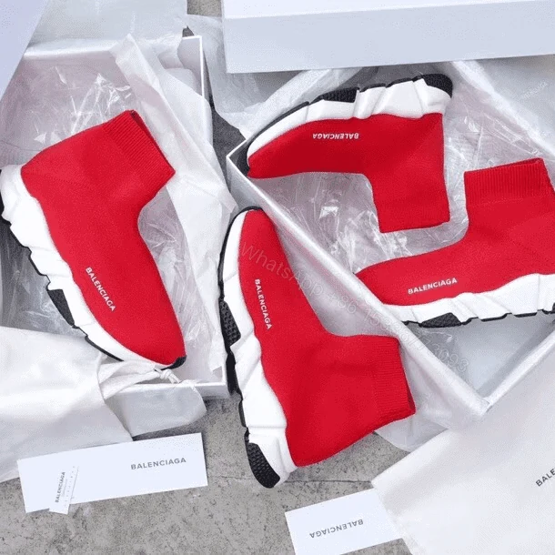 View 3 of BALENCIAGA SPEED TRAINER RED – BB14