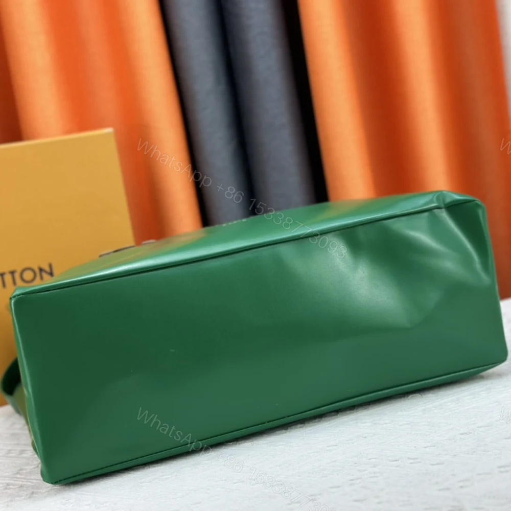 View 5 of LOUIS VUITTON SHOPPER TOTE MM GREEN 40CM