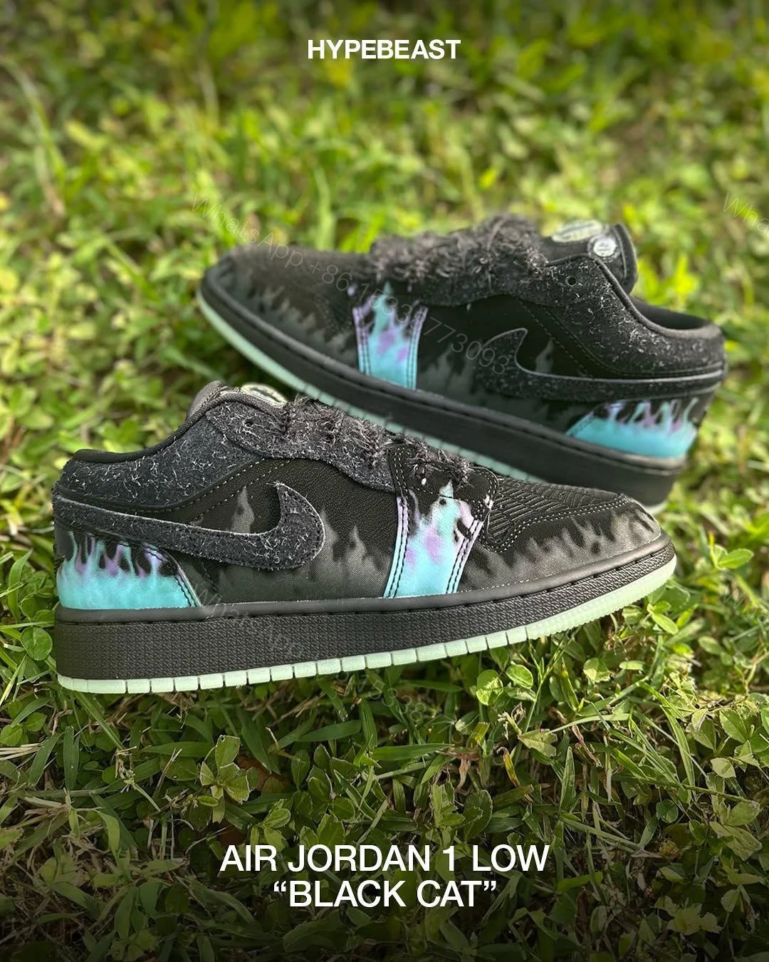 View 4 of BUY AIR JORDANS 1 FIRST COPY HALLOWEEN BLACK CAT MEN’S SNEAKERS