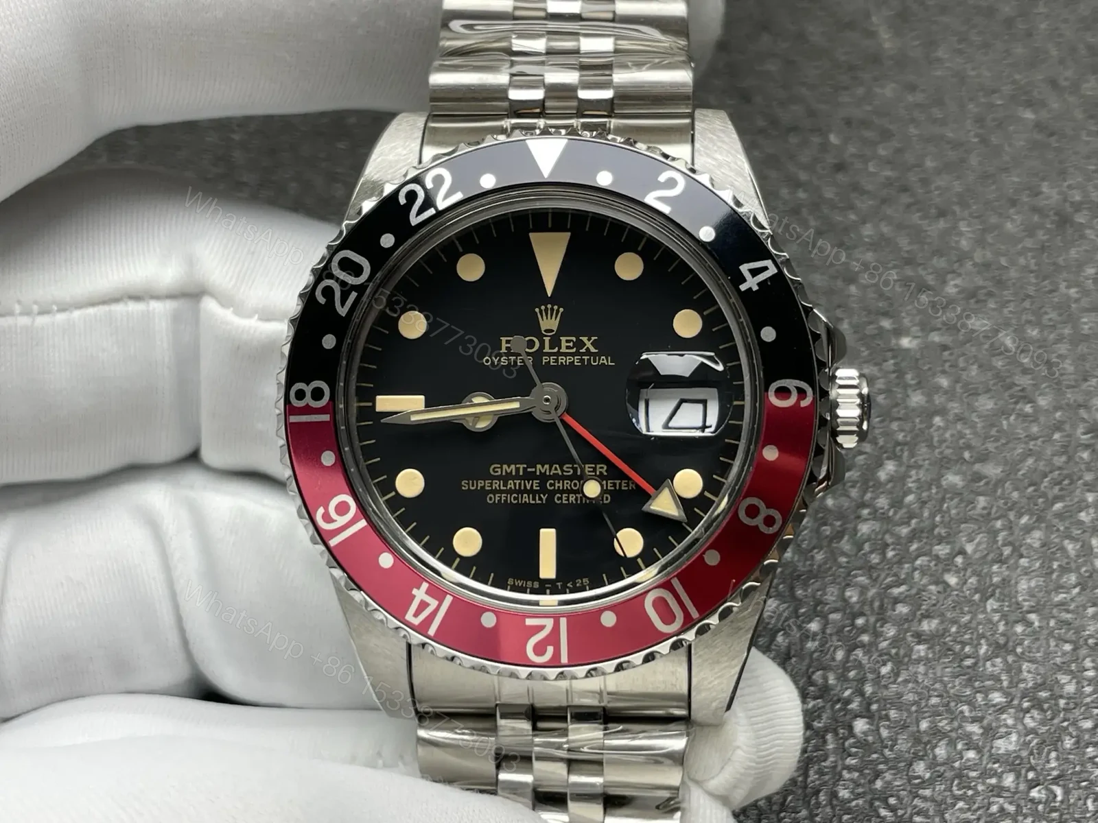 View 3 of Rolex GMT-Master II Coke Watch Oyster Bracelet Ultimate 40MM 16710-Coke
