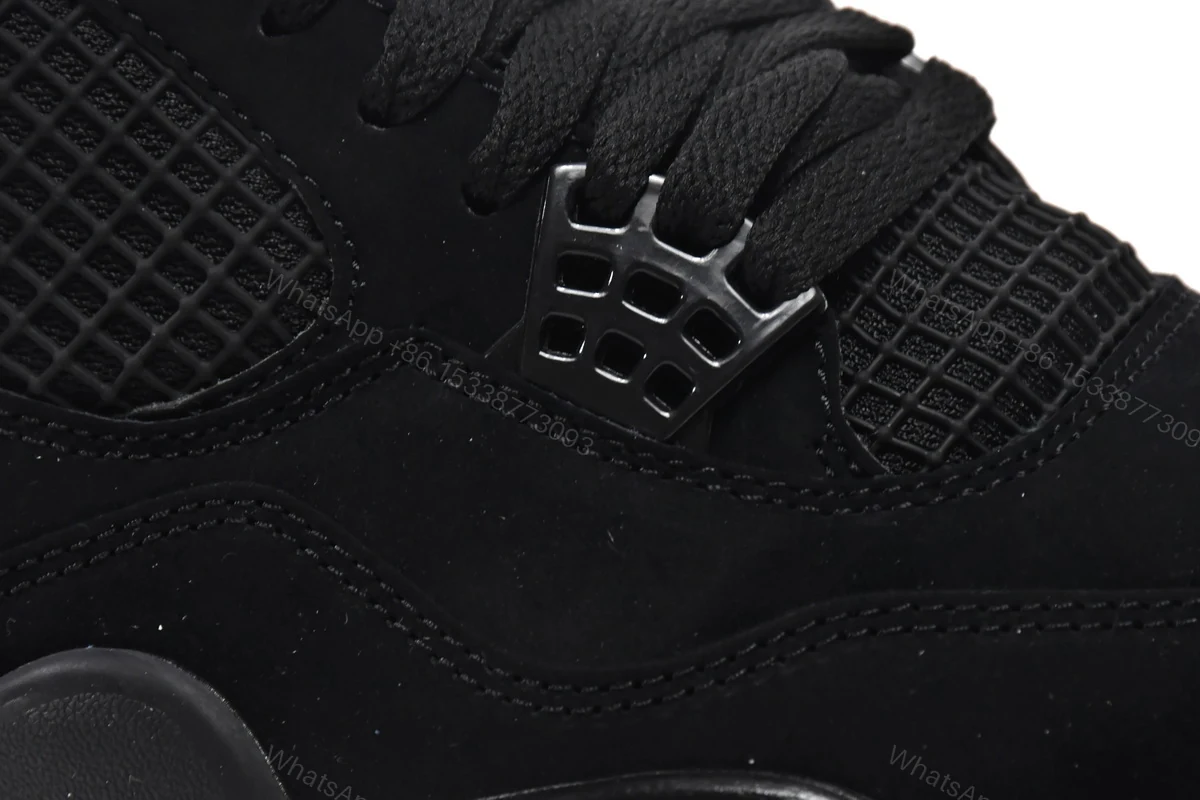 View 14 of Air Jordan 4 Retro “Black Cat” CU1110-010(Top Quality)