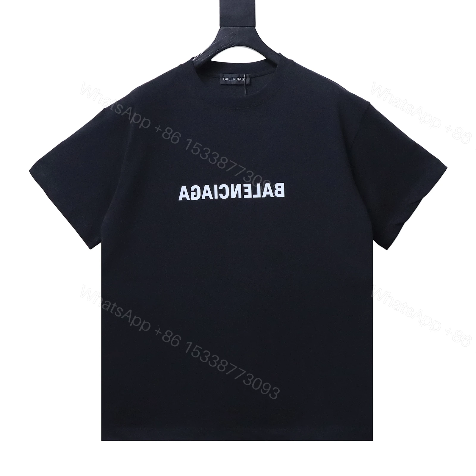 View 10 of Balenciaga Clothes Reversed Letter Print Short Sleeve T-shirt