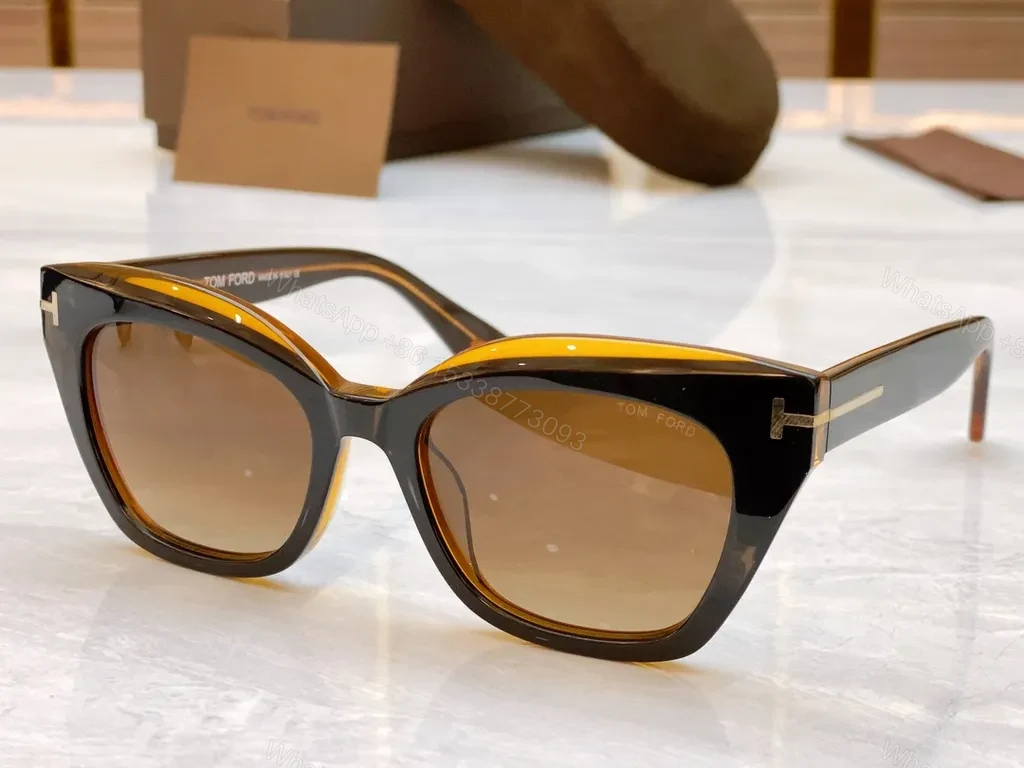 Tom Ford Cat-Eye Sunglasses â€“ Premium Acetate, Gradient UV — view 1