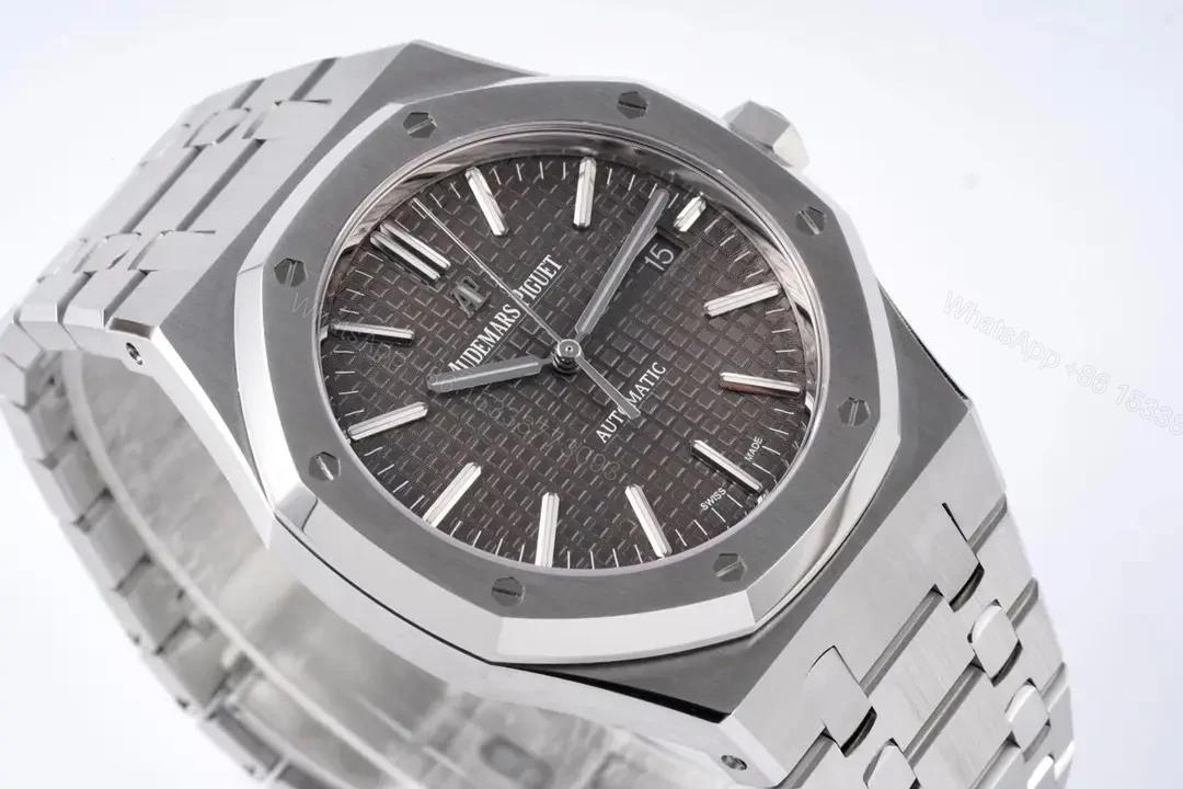 View 2 of 8F Factory Audemars Piguet Royal Oak 15400V2 – ZF Edition – Stainless Steel with Grey Dial