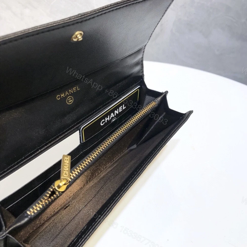 View 6 of Chanel 19 Flap Long Wallet Black 19Cm