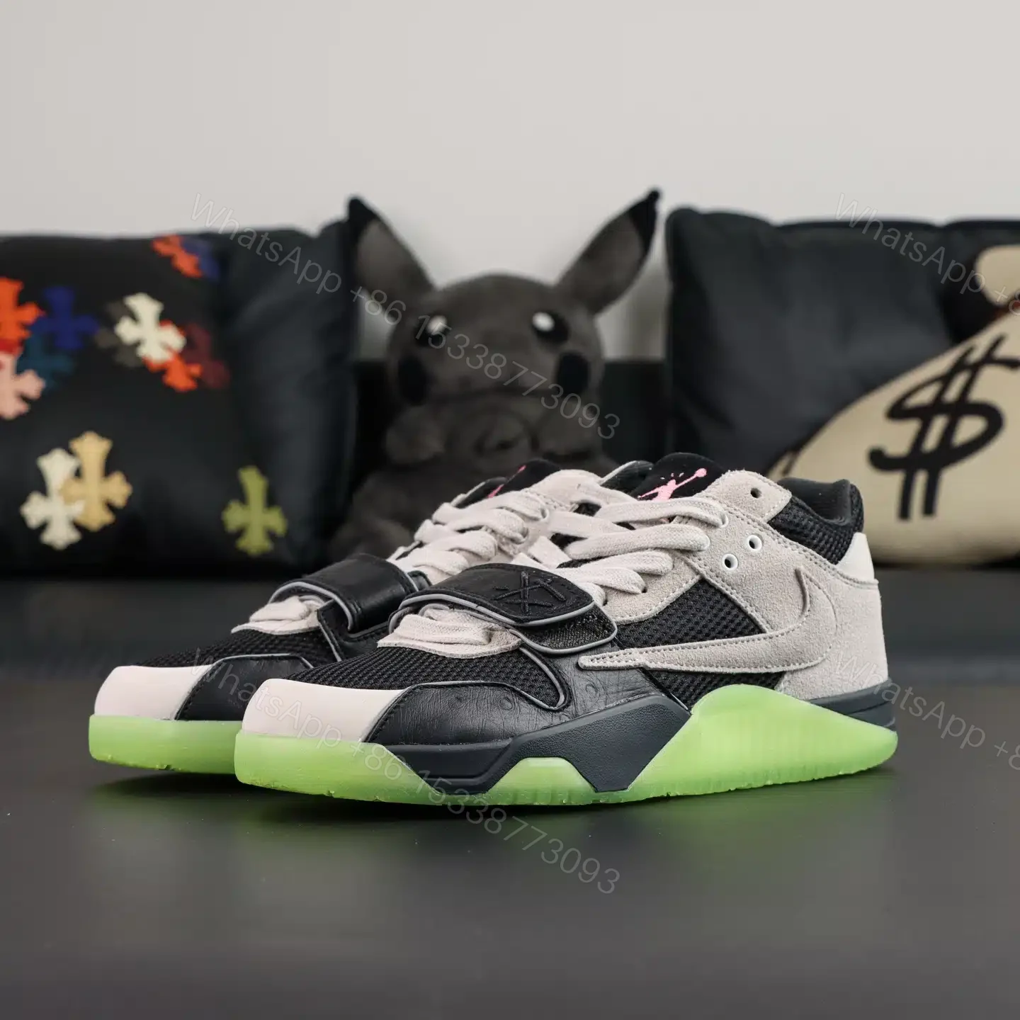 View 8 of Travis Scott x Jordan Jumpman Jack TR Bright Cactus Reps