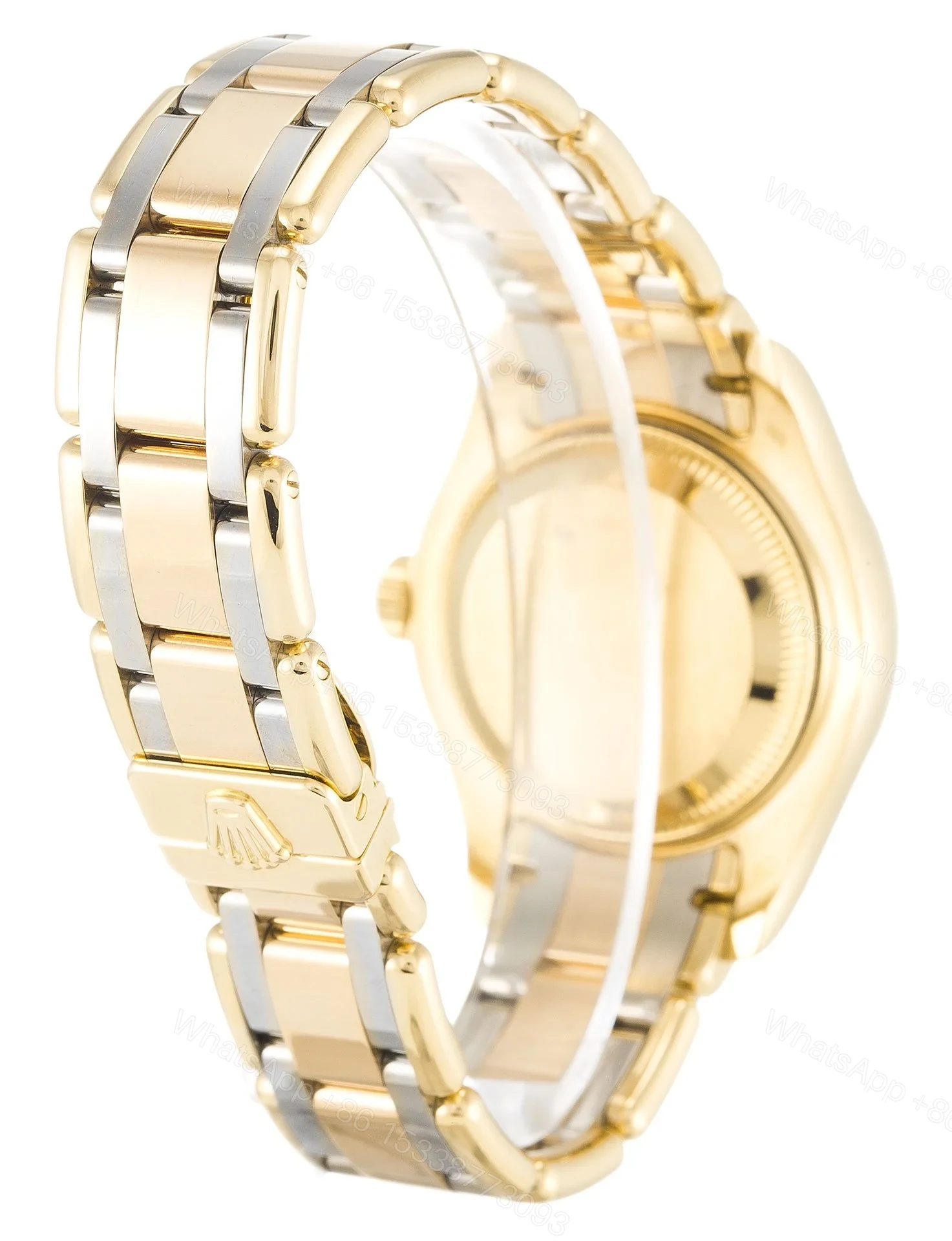 View 3 of Replica Rolex Pearlmaster Champagne Dial 80298