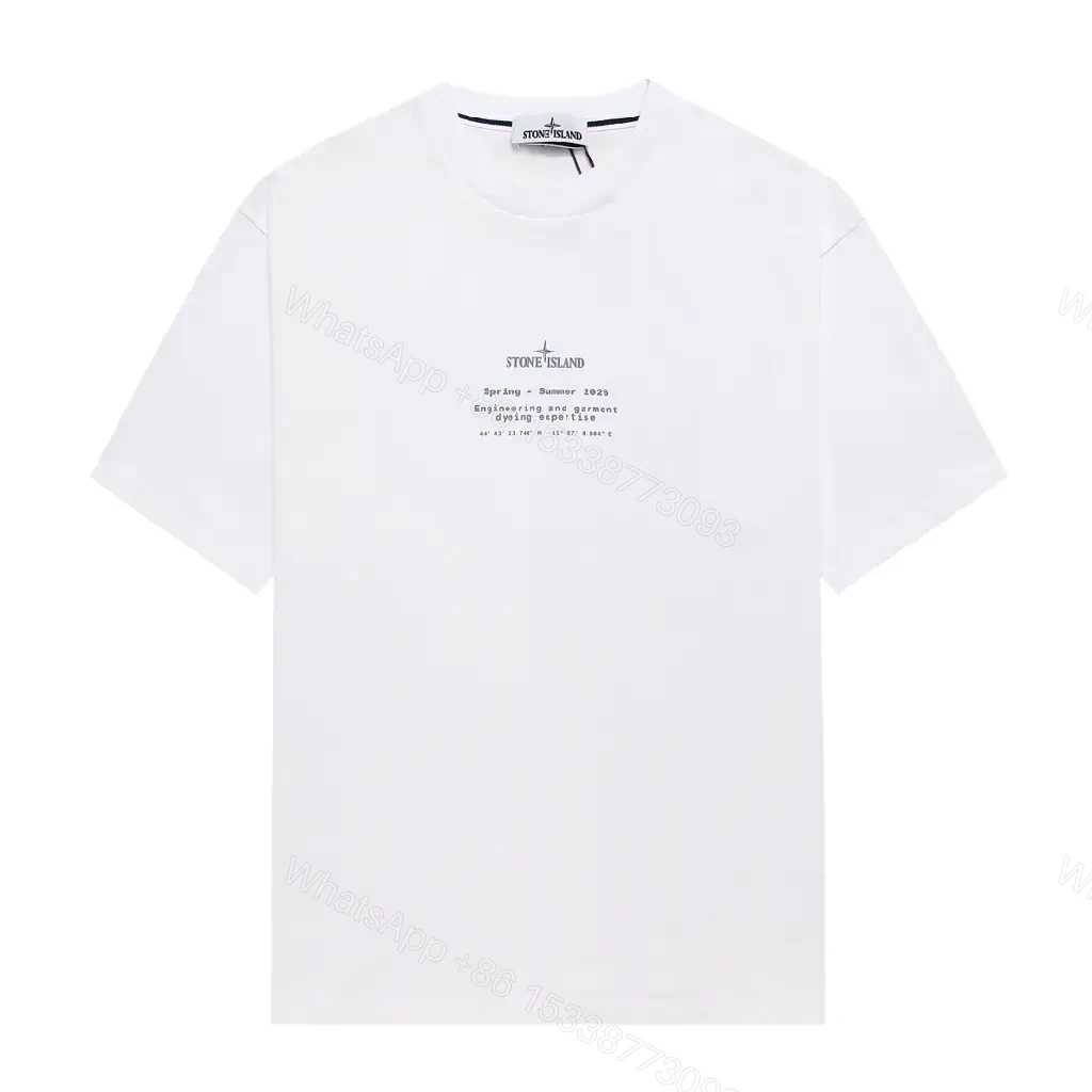 View 8 of White Cotton Blend Tee: Icon Crest, Modern Streetwear Style