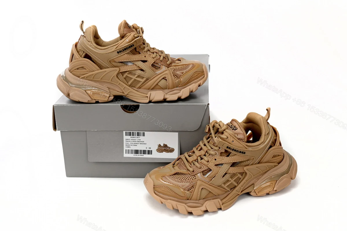 Balenciaga Track 2 Sneaker Military Brown 568615 W3AG1 2706 — view 2