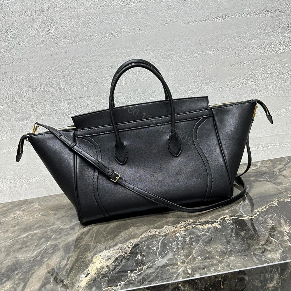 View 4 of CELINE MEDIUM SMILING NEW LUGGAGE IN SUPPLE SHINY LAMBSKIN(HIGH-END GRADE)