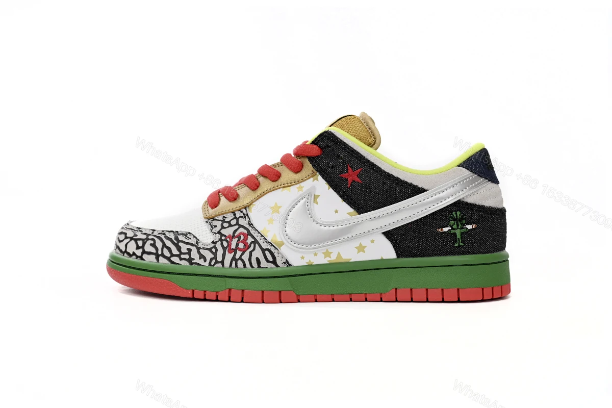 View 14 of Nike Dunk Low "What the Dunk" Colorful Pigeon 318403-141