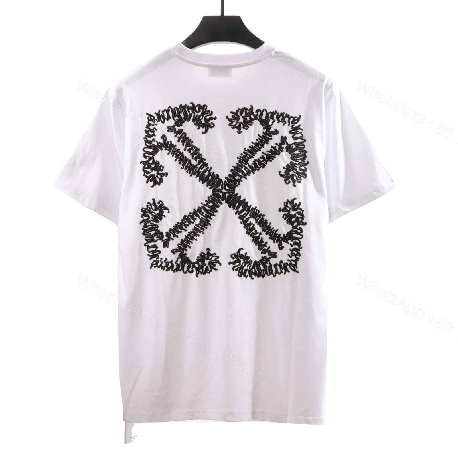 Off-White Embroidered Arrow White T-Shirt — view 1