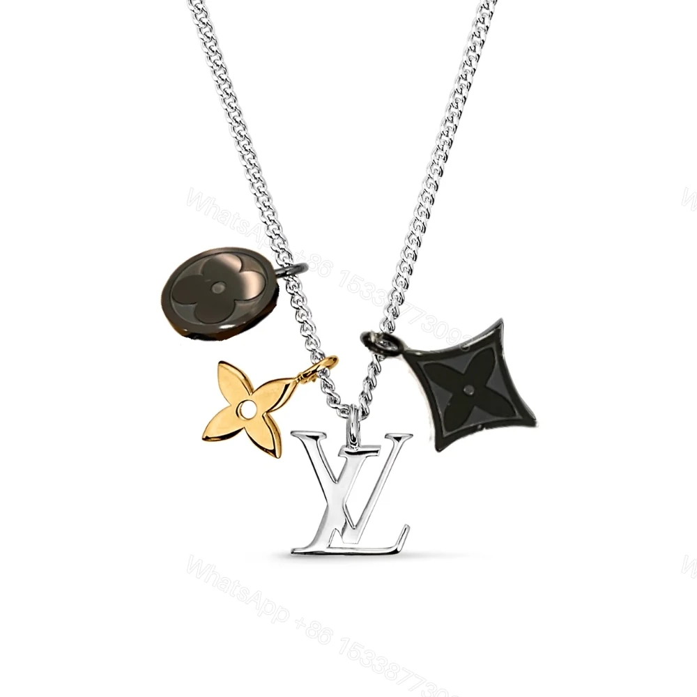 Louis Vuitton Lv Instinct Necklace Silver M00521 — view 1