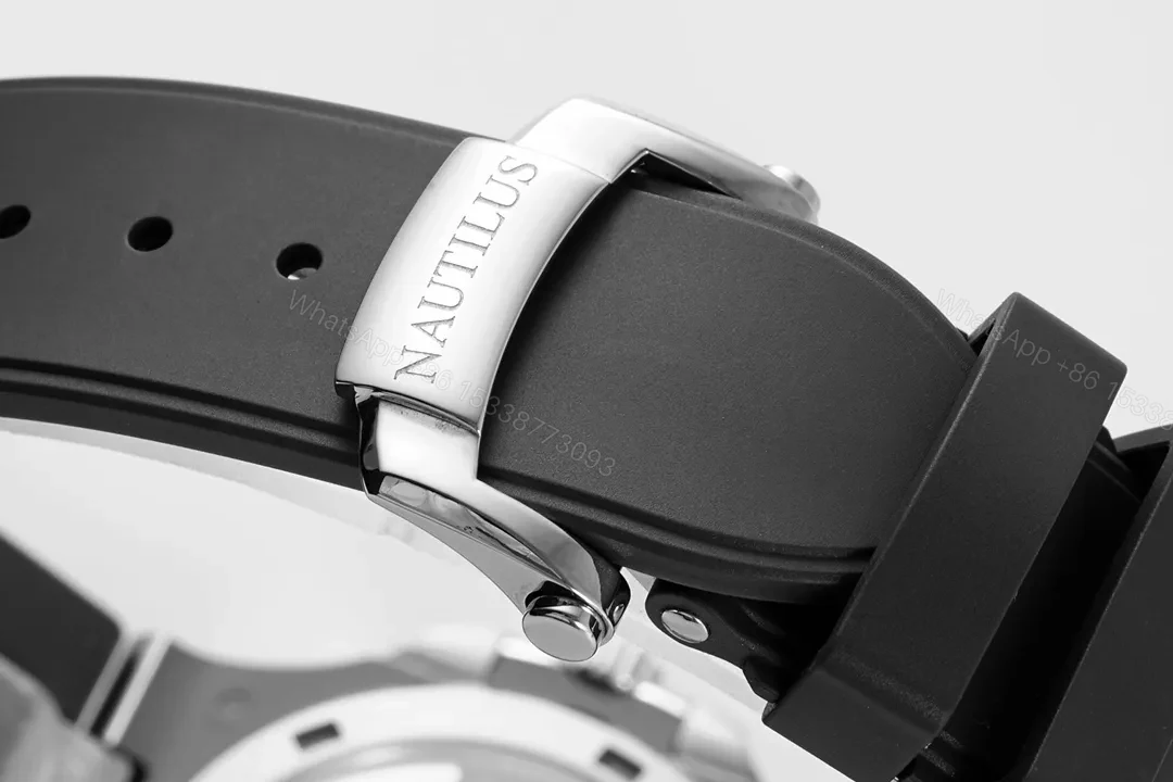 View 9 of Patek Philippe Nautilus Blue Rubber Strap Watch