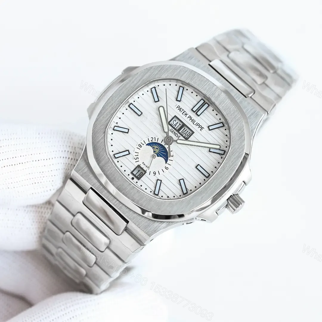 View 2 of Patek Philippe Super Clone Nautilus 5726/1A Stainless Steel Bracelet Premium PATEK-NAUT5726-1A-SS
