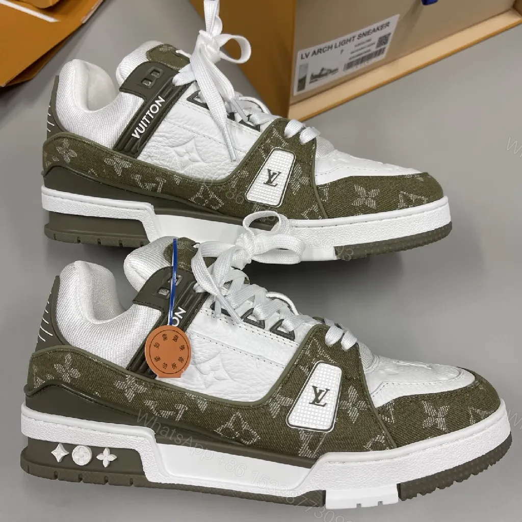 View 2 of White Olive Luxe High-Top Sneakers: Premium Comfort & Style