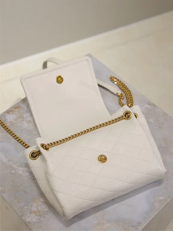 View 2 of Ivory Quilted Lambskin Mini Bag: Luxe Everyday Charm