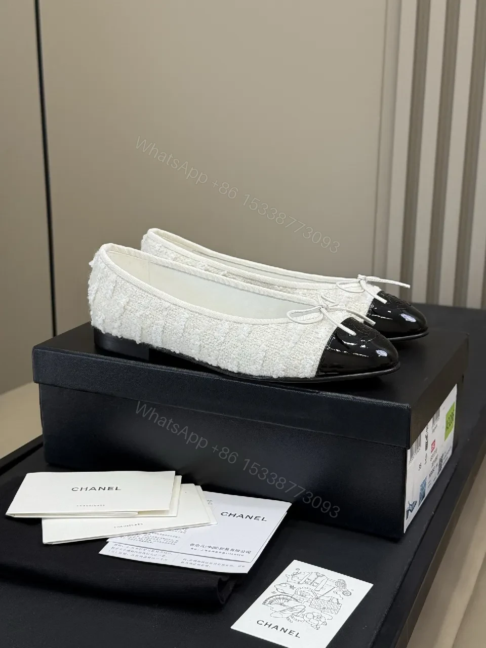 View 2 of Textured Slip-Ons: Luxe Patent Toe, Bow Detail, Everyday Chic