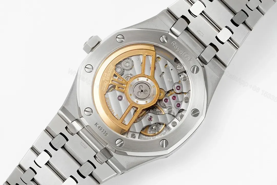 View 9 of V9 Factory Audemars Piguet Royal Oak 15500V2 Edition – Silver Stainless Steel Watch with Cal. 4302 Movement