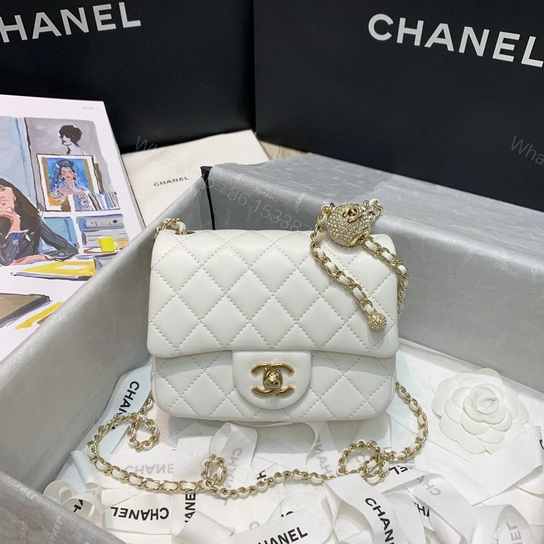 View 6 of CHANEL 23C White Mini