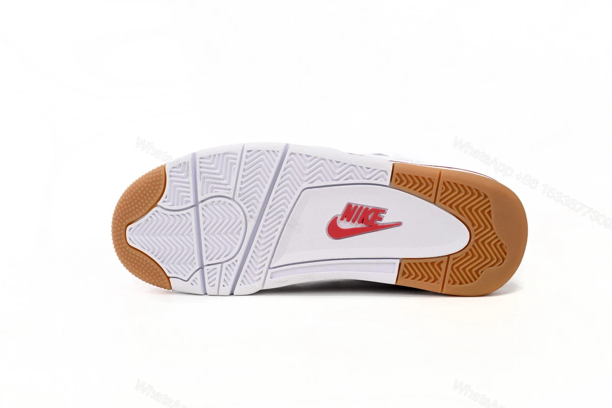 View 4 of Nike SB x Air Jordan 4 White Red DR5415-160 (Top Quality)