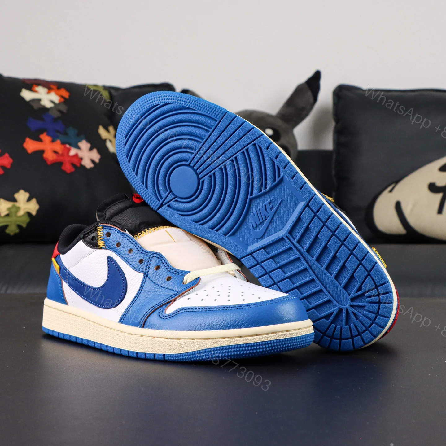 View 3 of Union LA x Air Jordan 1 low Blue
