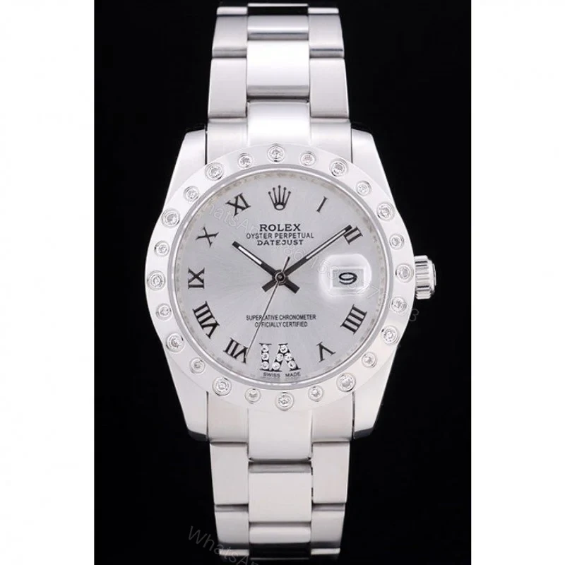 View 2 of Replica Rolex Datejust Silver Dial 7468 36 mm