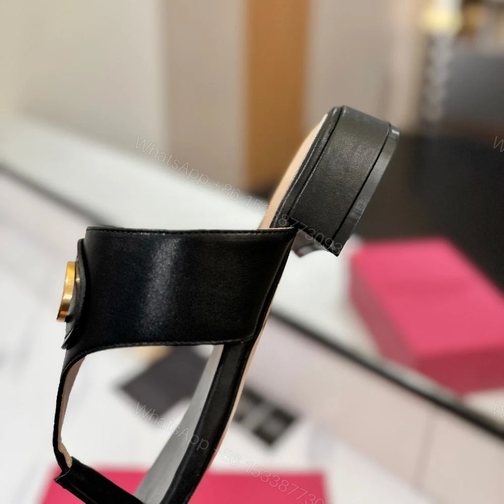 View 9 of Valentino Garavani Vlogo Signature Sandals Black
