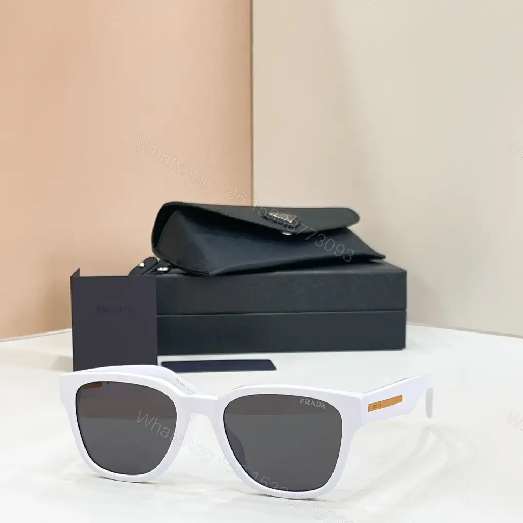 View 7 of Brown tortoise square sunglasses, chunky glossy frame, retro thin PRADA temple
