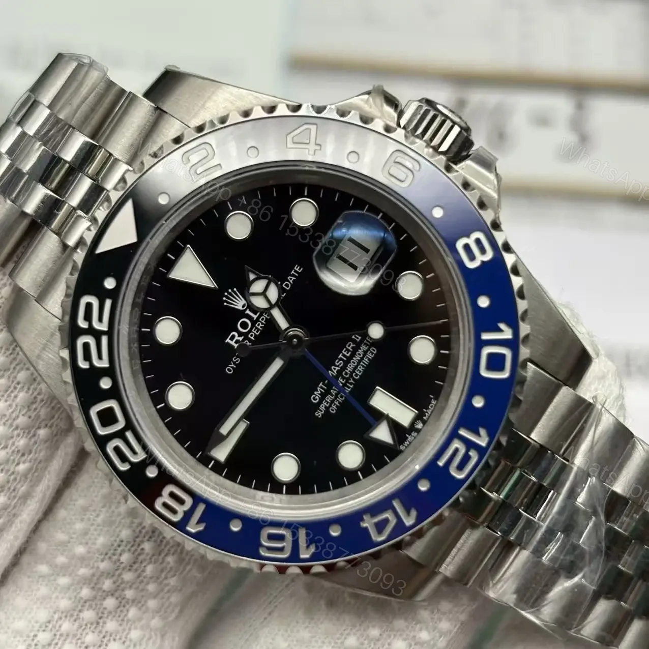 View 5 of Replica Rolex GMT Master Jubilee – Batgirl