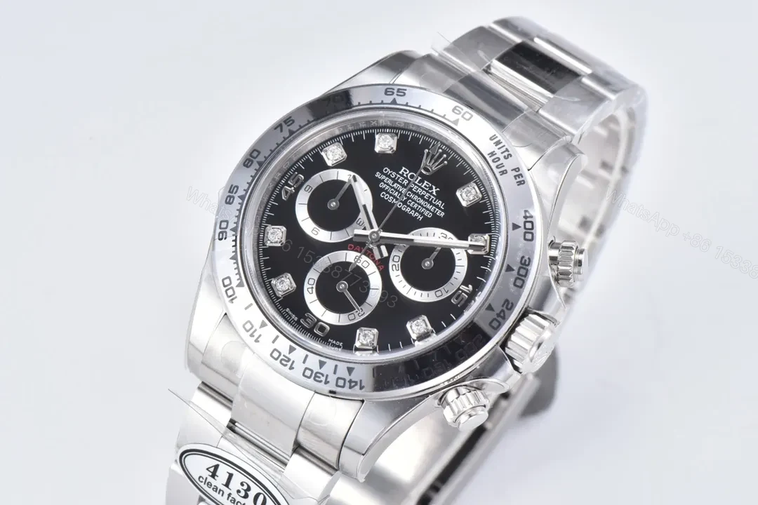 View 6 of MKS Factory Clean Factory Clean Factory Rolex Daytona Black Dial Watch