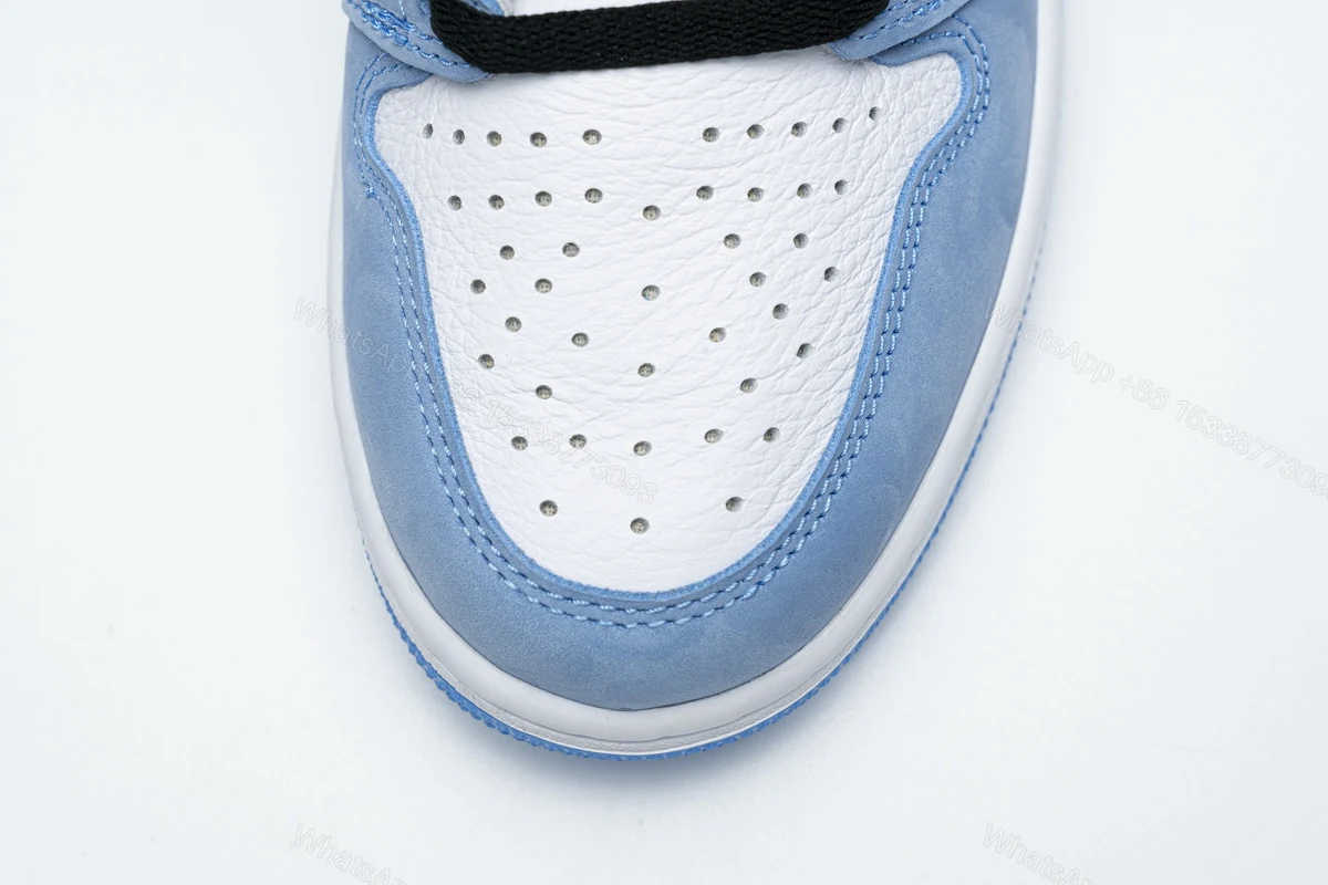 View 7 of Air Jordan 1 Retro High White University Blue Black 555088-134(High quality)