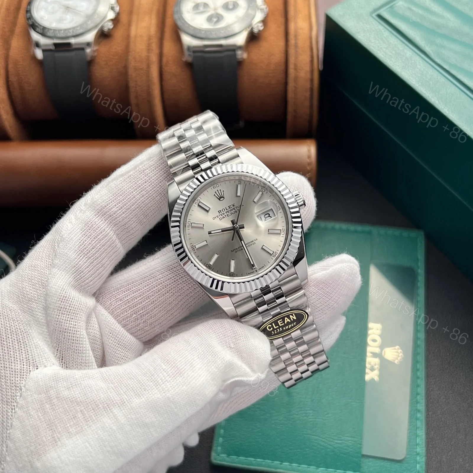 View 4 of Rolex Datejust Silver Dial 126334-0004 41 mm