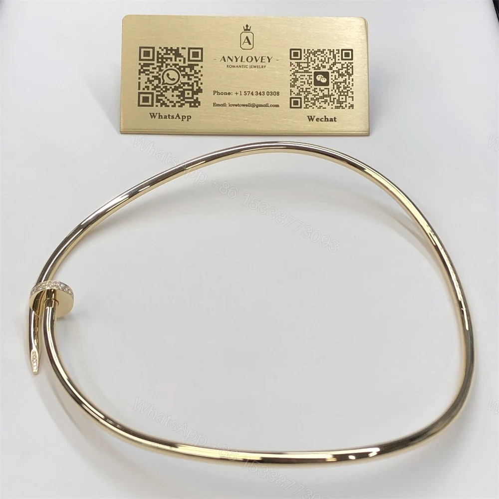 View 2 of Cartier Juste Un Clou Necklace Regular Size 4.5mm N7424268