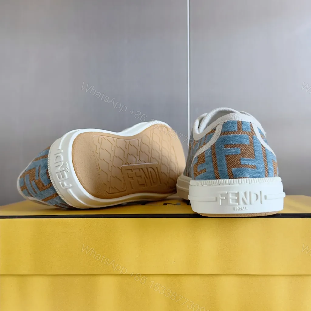 View 4 of Patterned Luxe Sneakers with Signature Detailing