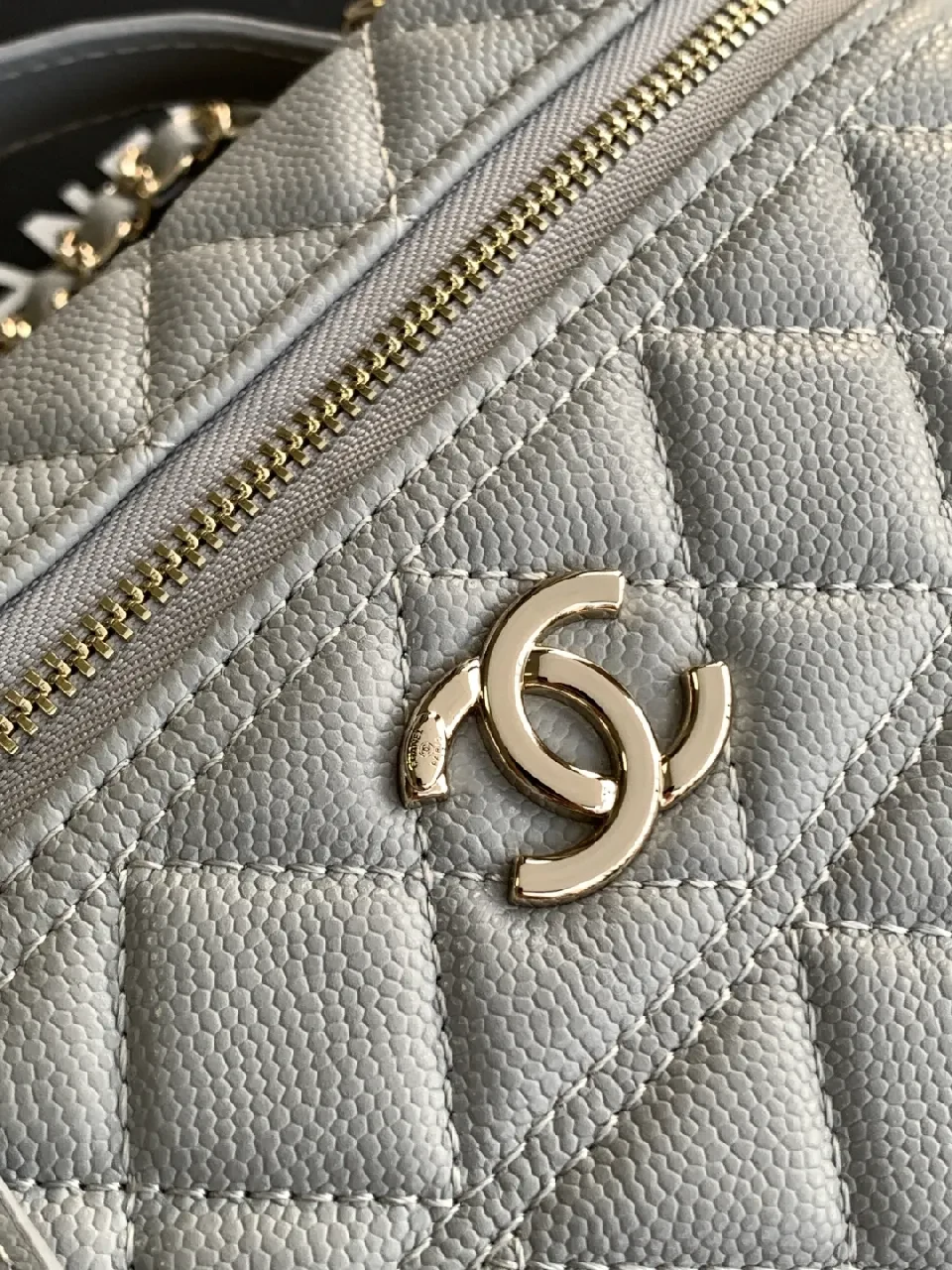 View 9 of Quilted Mini Bag with Gold Hardware - Chic, Compact Luxury