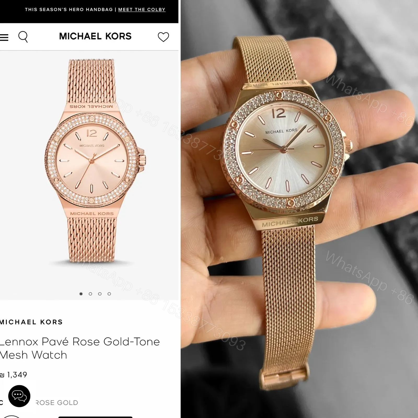 View 3 of Michael Kors Rose Gold MK7337