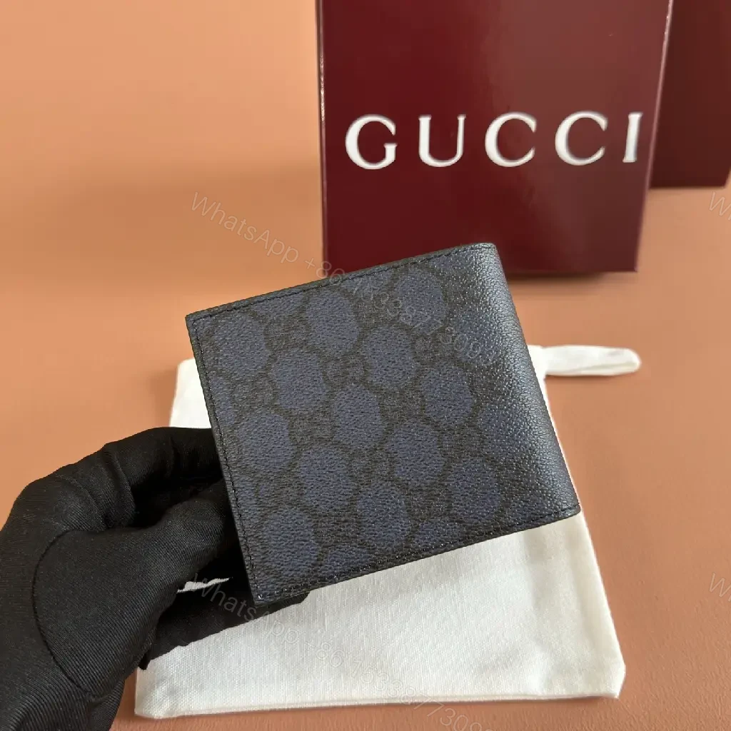 View 3 of Charcoal Canvas Bi-Fold Wallet: Chic, Durable, Minimalist Style