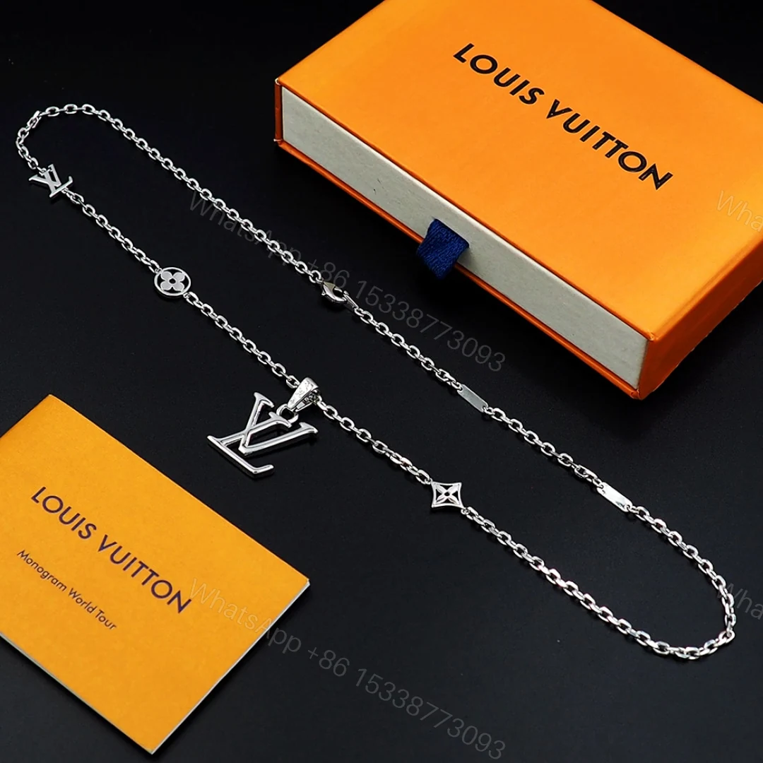 View 5 of LOUIS VUITTON DIMENSION NECKLACE PENDANT SILVER M02747