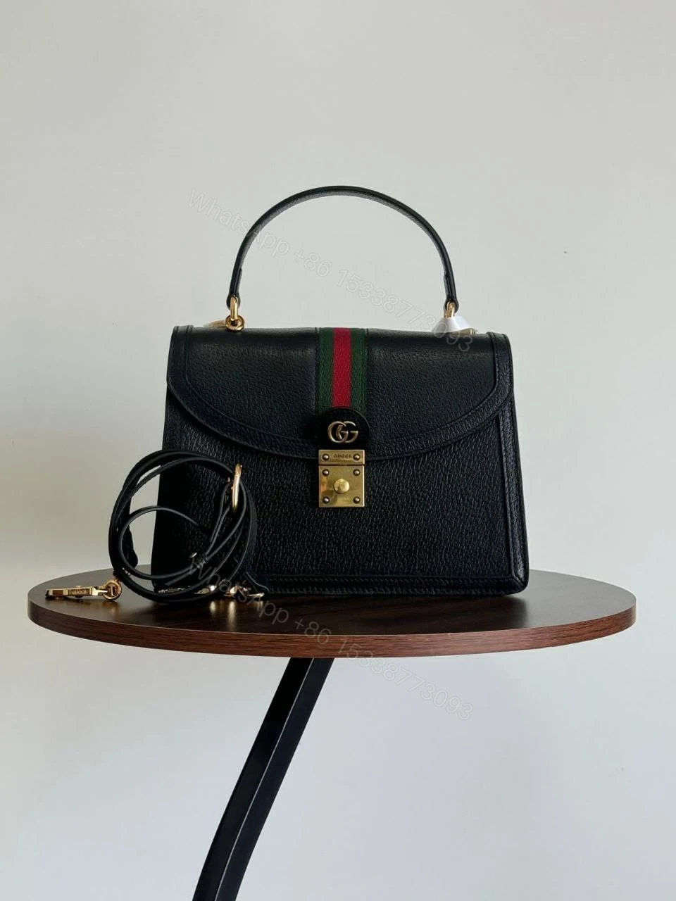 View 2 of Ophidia small top handle bag with Web