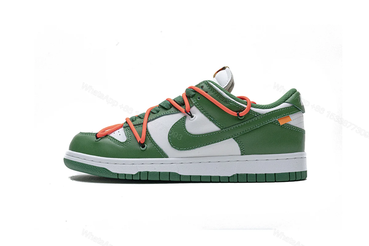View 9 of OFF-WHITE x Nike Dunk SB Low Pine Green CT0856-100