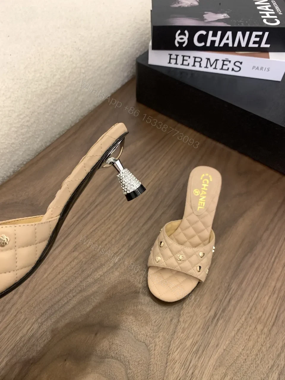 View 3 of Quilted Slip-On: Luxe Neutral Chic Casual Sneaker